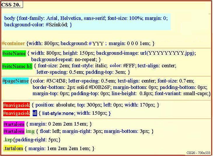 CSS 20. k�p